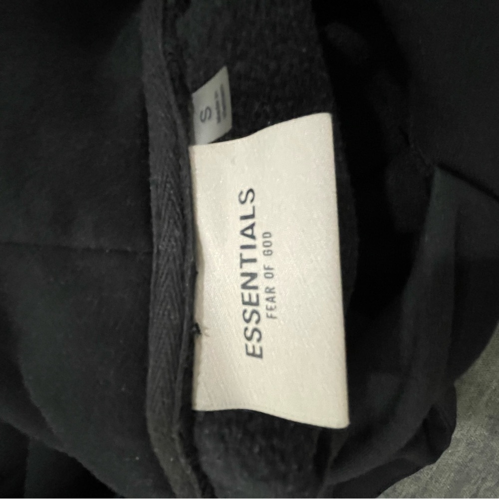 Black Fear Of God Essentials hoodie ( Size Small ) - Picture 4 of 5